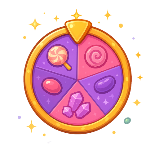 Colorful slot wheel
