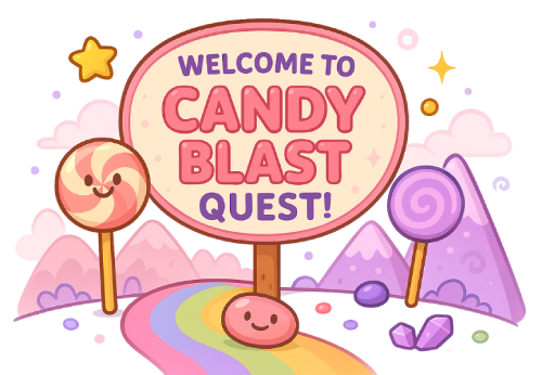 Candy themed illustration